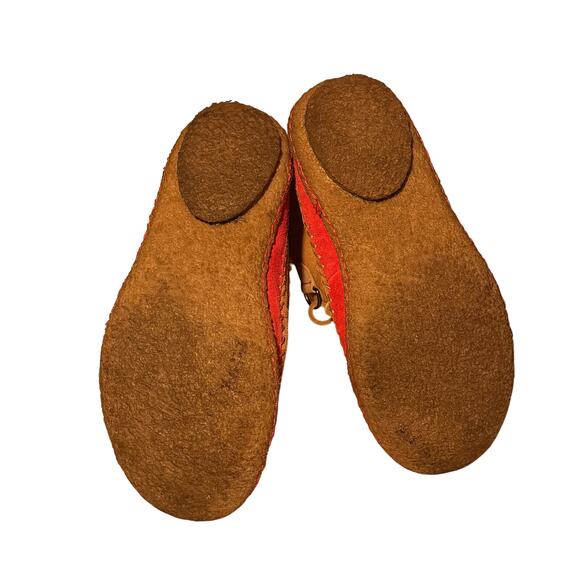 Sorel Joplin II Suede Moccasin Boots Tan Red Women’s Size 6 Rare Color - Picture 5 of 6